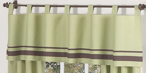 Contemporary Green and Brown Baby Boy Crib Bedding Set