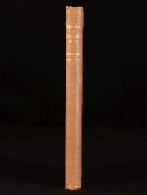 1916 Short Biographies of The Worthies of Worcestershire Browne Burton 