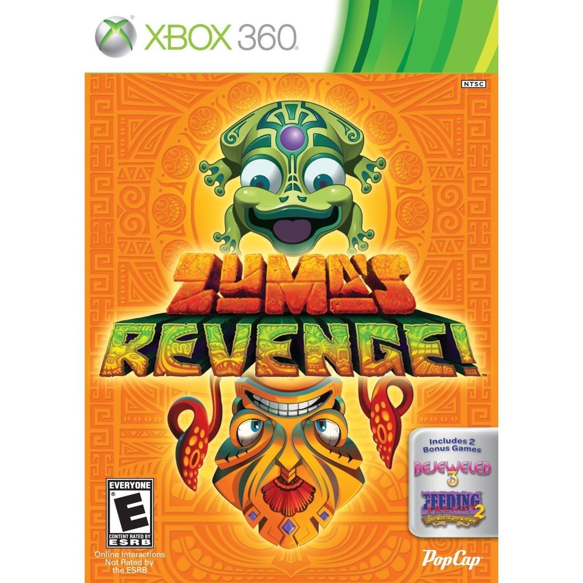 Zumas Revenge w Bejeweled 3 Feeding Frenzy 2 Shipwreck Showdown Xbox 