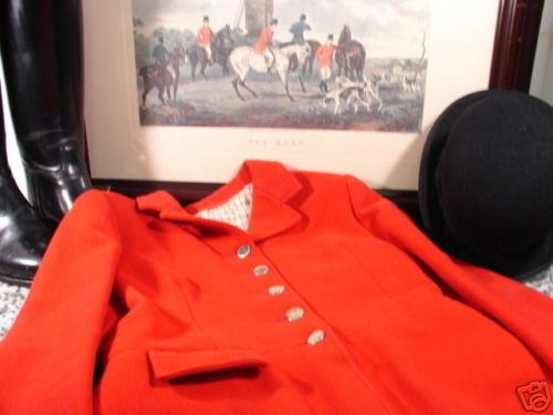 Bernard Weatherill Scarlet Pink Hunting Coat Ladies M