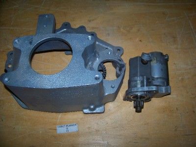 SBC BERT ALUMINUM BELLHOUSING W/ STARTER IMCA BRINN WINTERS DIRT LATE 