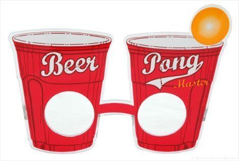 fun stuff sink it drink it beer pong sun glasses