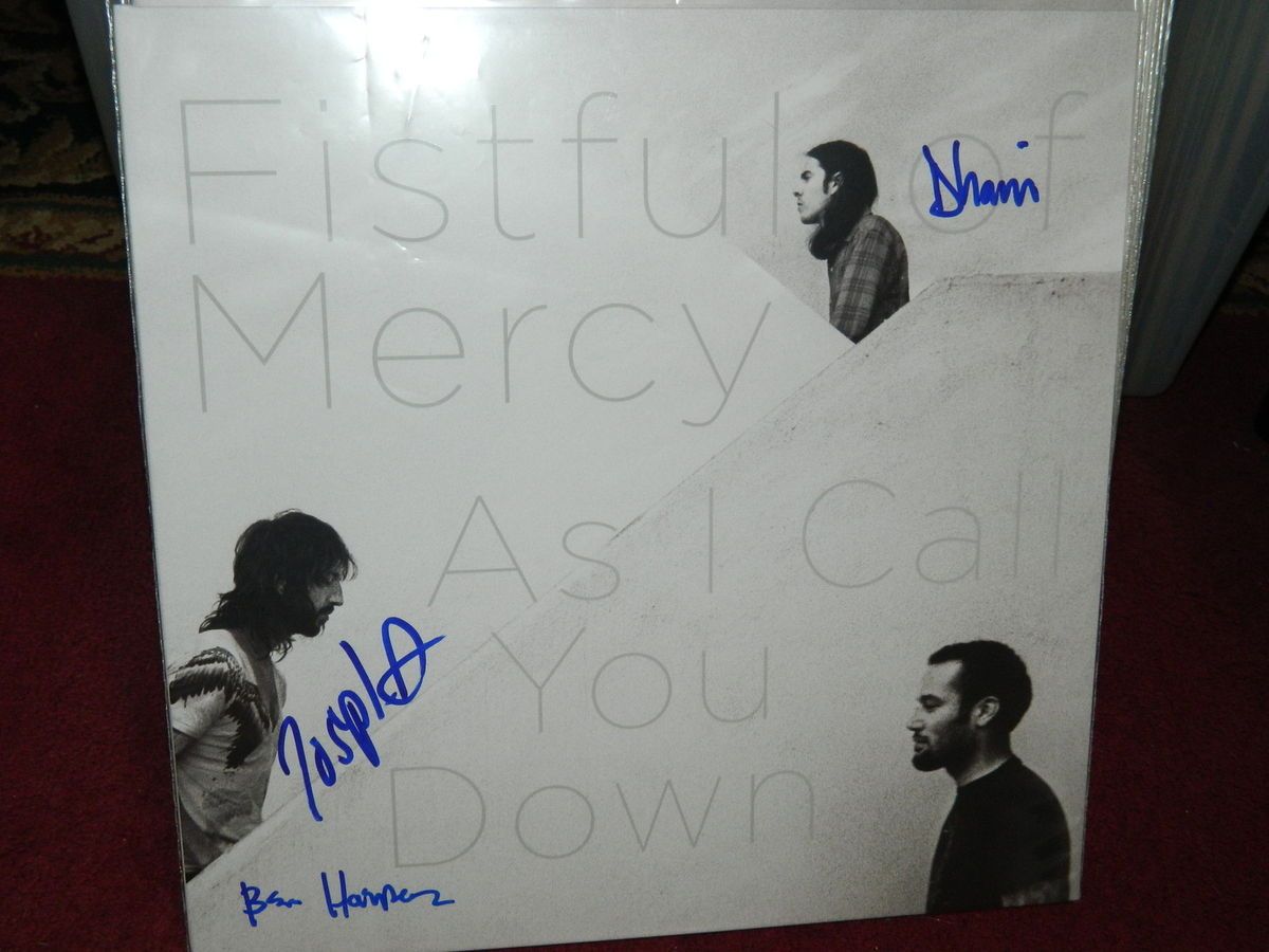 Fistful of Mercy Ben Harper Dhani Harrison George Joseph Arthur Signed 