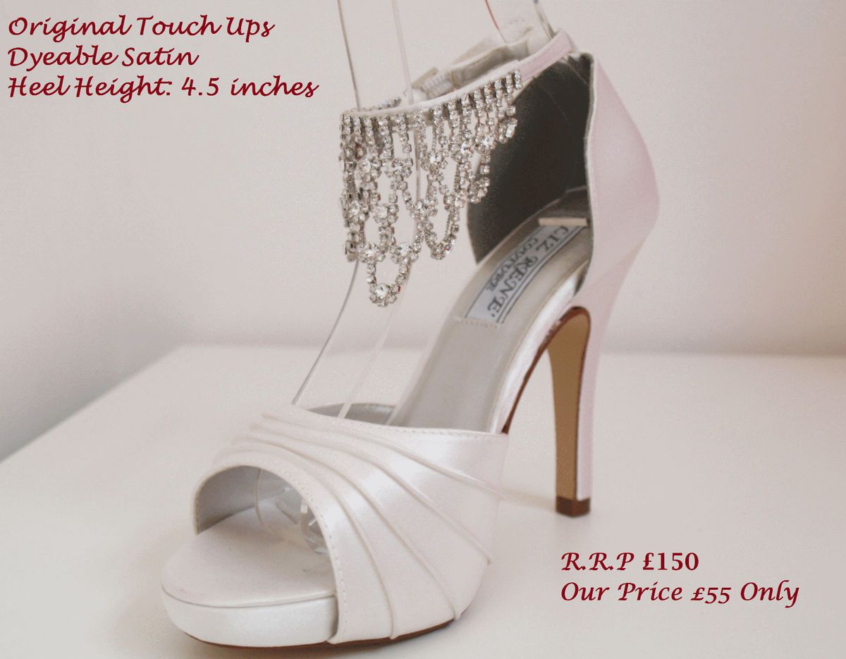 Ladies Women Touch UPS Wedding Prom Peep Toe Sandals Shoes in UK Sizes 