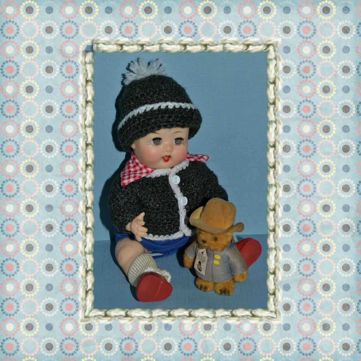 Sweater and Hat to Fit Ideal Little Betsy Wetsy Brother