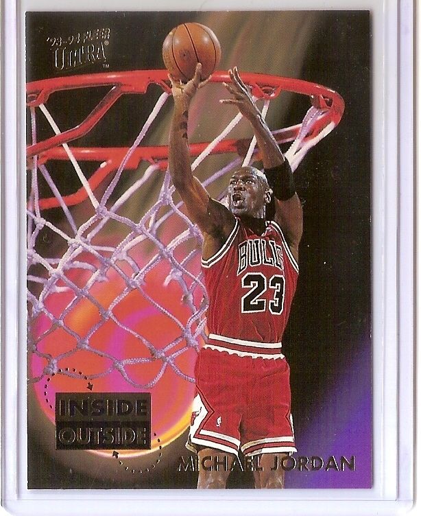 93 94 Ultra Michael Jordan Inside Outside Insert Card