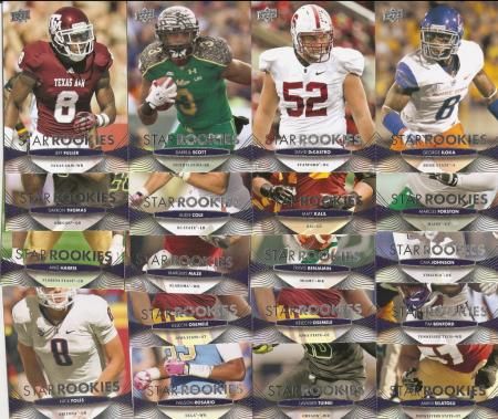 HD) 2012 UD RC Star Rookie LOT x19 FOLES KALIL SCOTT DECASTRO BENJAMIN 