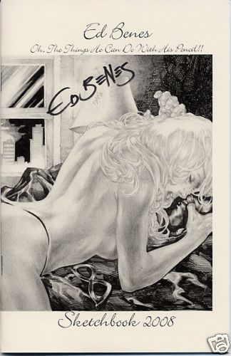 Ed Benes 2008 Limited Edition Sketchbook Signed D 150