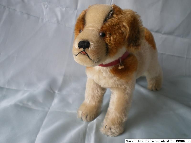 Steiff Dog St Bernard 22 cm IDs VGC RAR