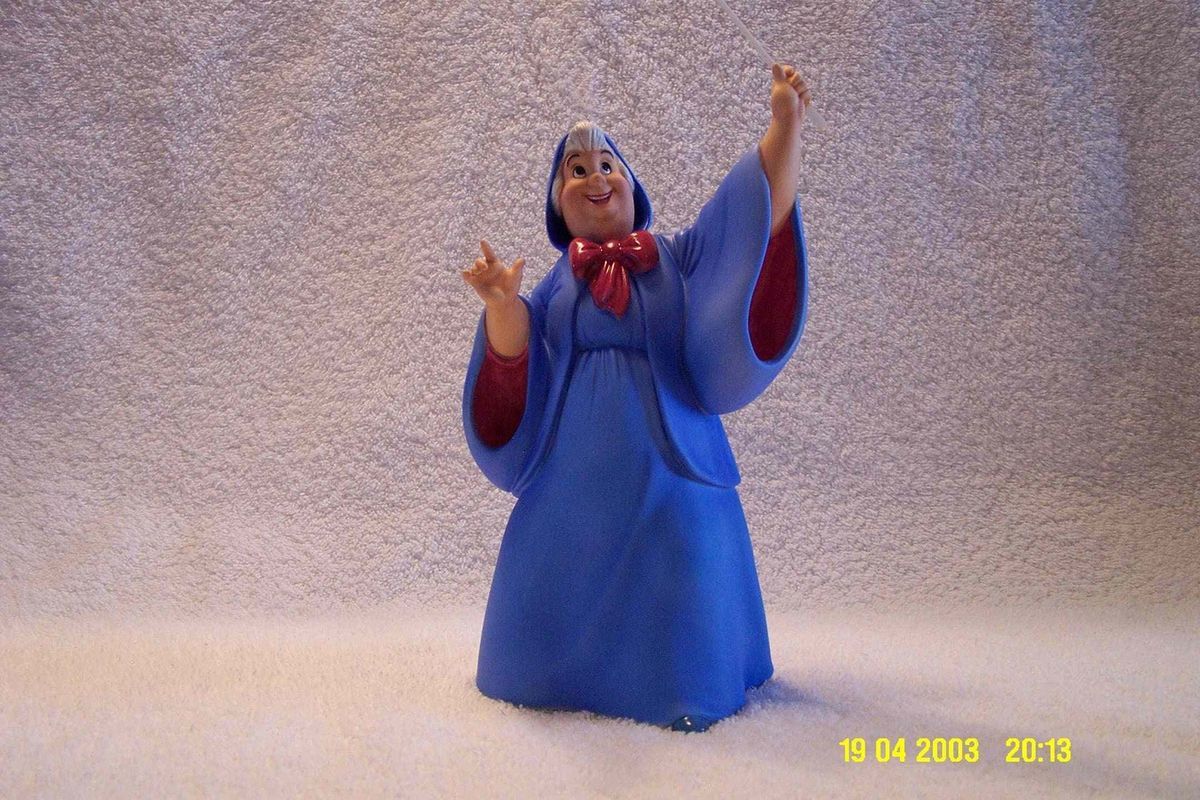 WDCC Cinderella Fairy Godmother Bibbidi Bobbidi Boo COA