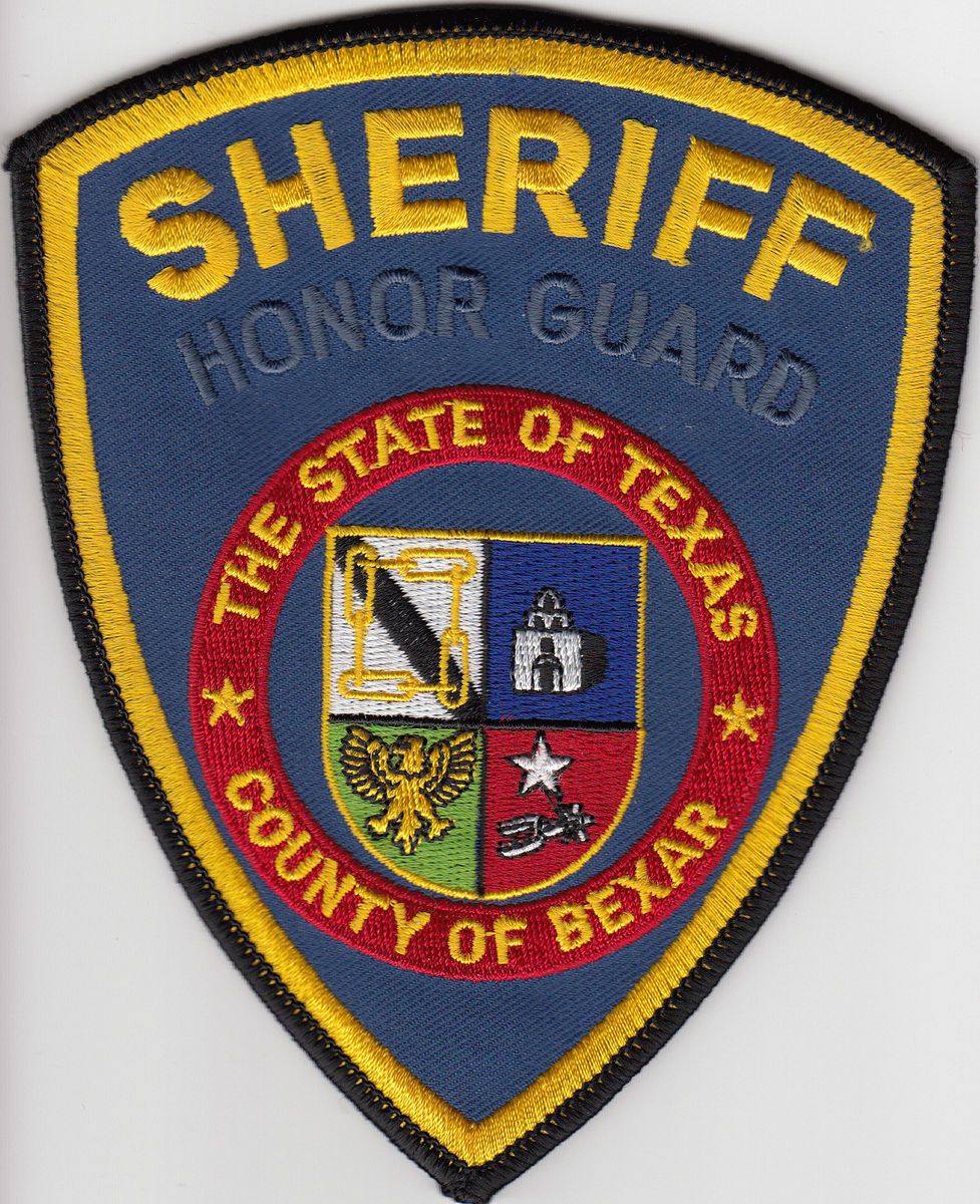Bexar County Sheriff Honor Guard Police Patch TX Texas