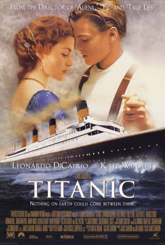    movie POSTER 27x40 C 1997 Kate Winslet Leonardo DiCaprio Billy Zane