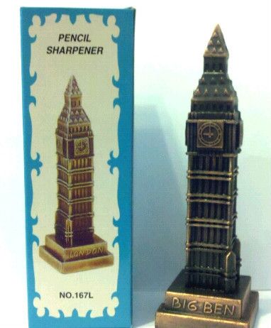 Big Ben Clock Tower in London Die Cast Metal Pencil Sharpener