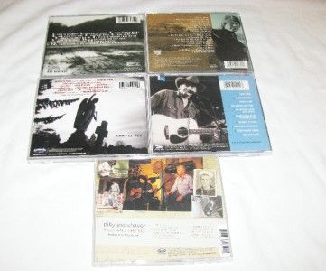 Lot of 5 Billy Joe Shaver CDs Freedoms Child Billy and The Kid Etc 