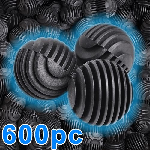 600pc 1 29 Bio Balls Aquarium Fish Pond Wet dry Filter Media Canister 