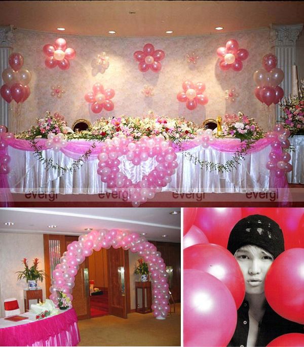 100pcs Birthday Party Wedding Decor Balloon Pearl Balloons