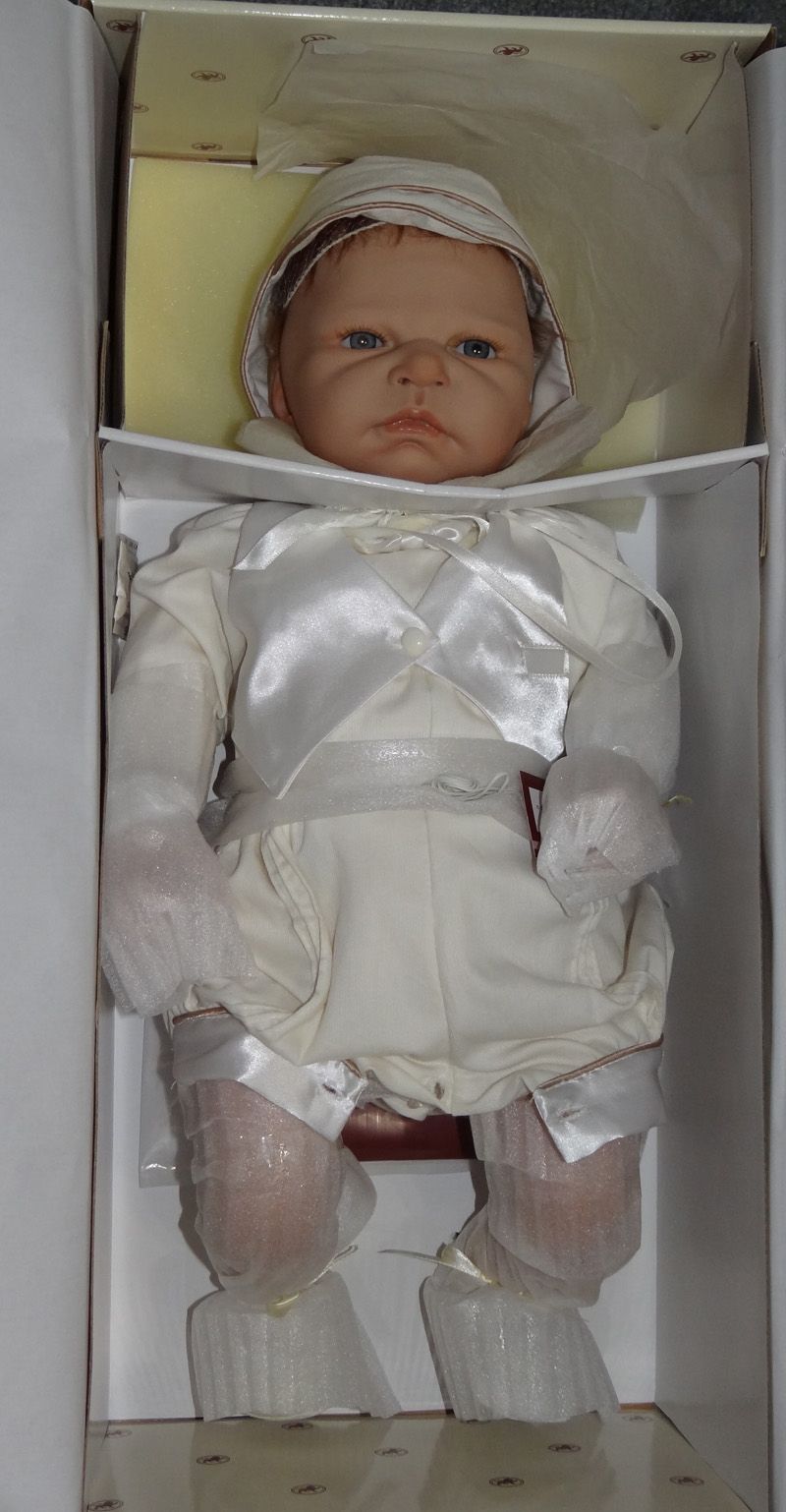 Ashton Drake Blessed Beginnings Boy So Truly Real Christening Doll 