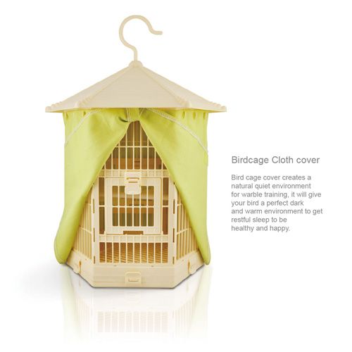 KEYDEX Plastic Birdcage Bird Cage Parakeets Canaries Finches Java 