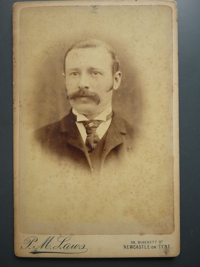 CIRCA 1800s CDV PM LAWS 38 BLACKETT ST NEWCASTLE