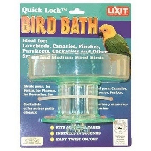 Lixit Corp BLX0787 Quick Lock Bird Bath for Wire Cages