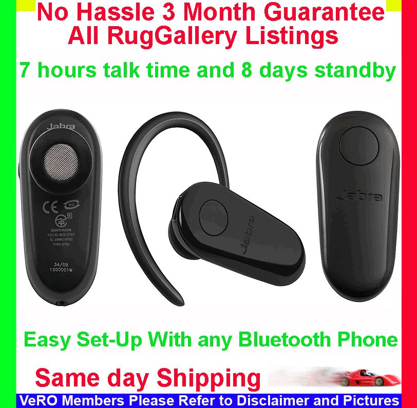 Jabra BT2035 Wireless Bluetooth Cell Phone Headset iPhone Blackberry 