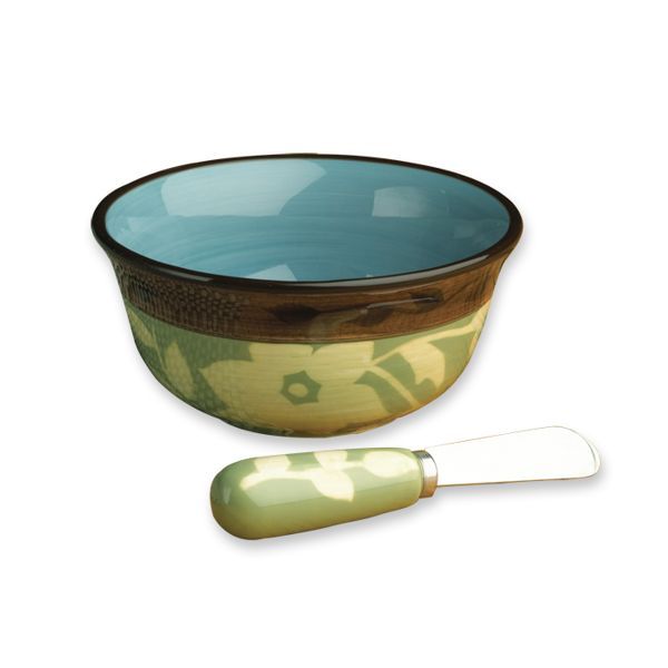 pfaltzgraff patio garden dip set patio garden has boldly styled 