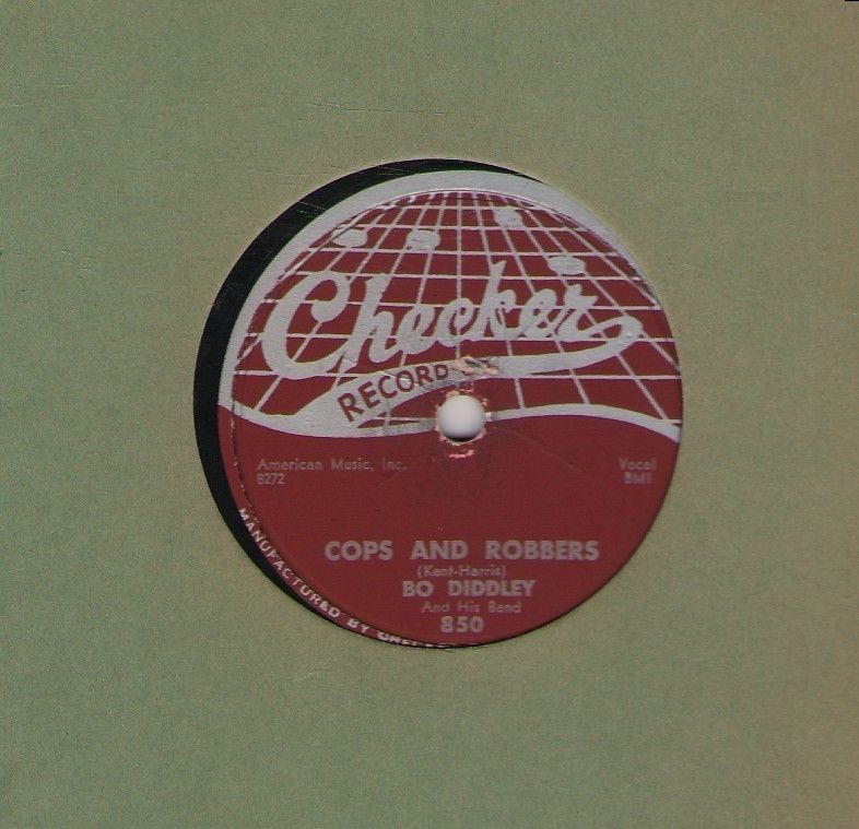  78 RPM Bo Diddley Checker 850 in E E