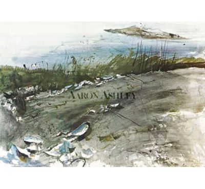 description title blue mussels artist andrew wyeth size 21 x 29 1 2 