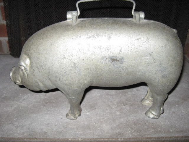 Moorman Mfg Co Quincy Ill Salesman Case 1920s Cast Alum Pig