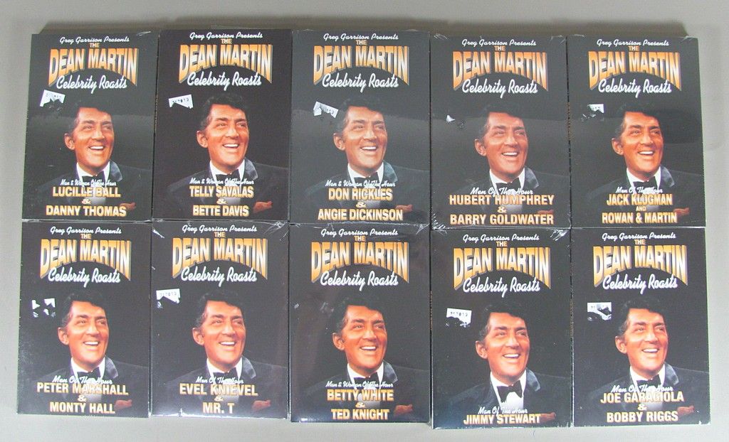 Lot of 21 Dean Martin Celebrity Roast DVDs Collection