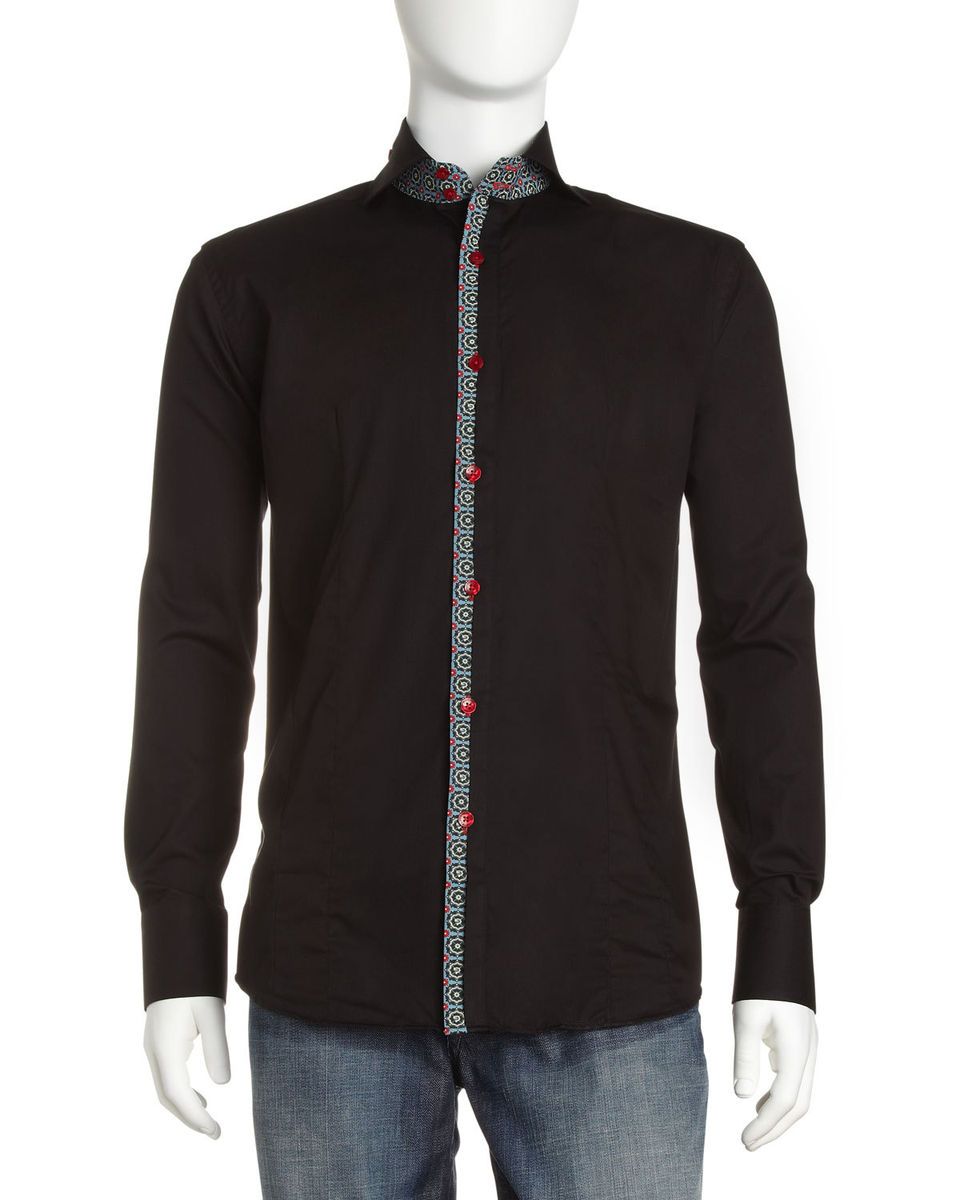  Bogosse Button Down Trim Shirt