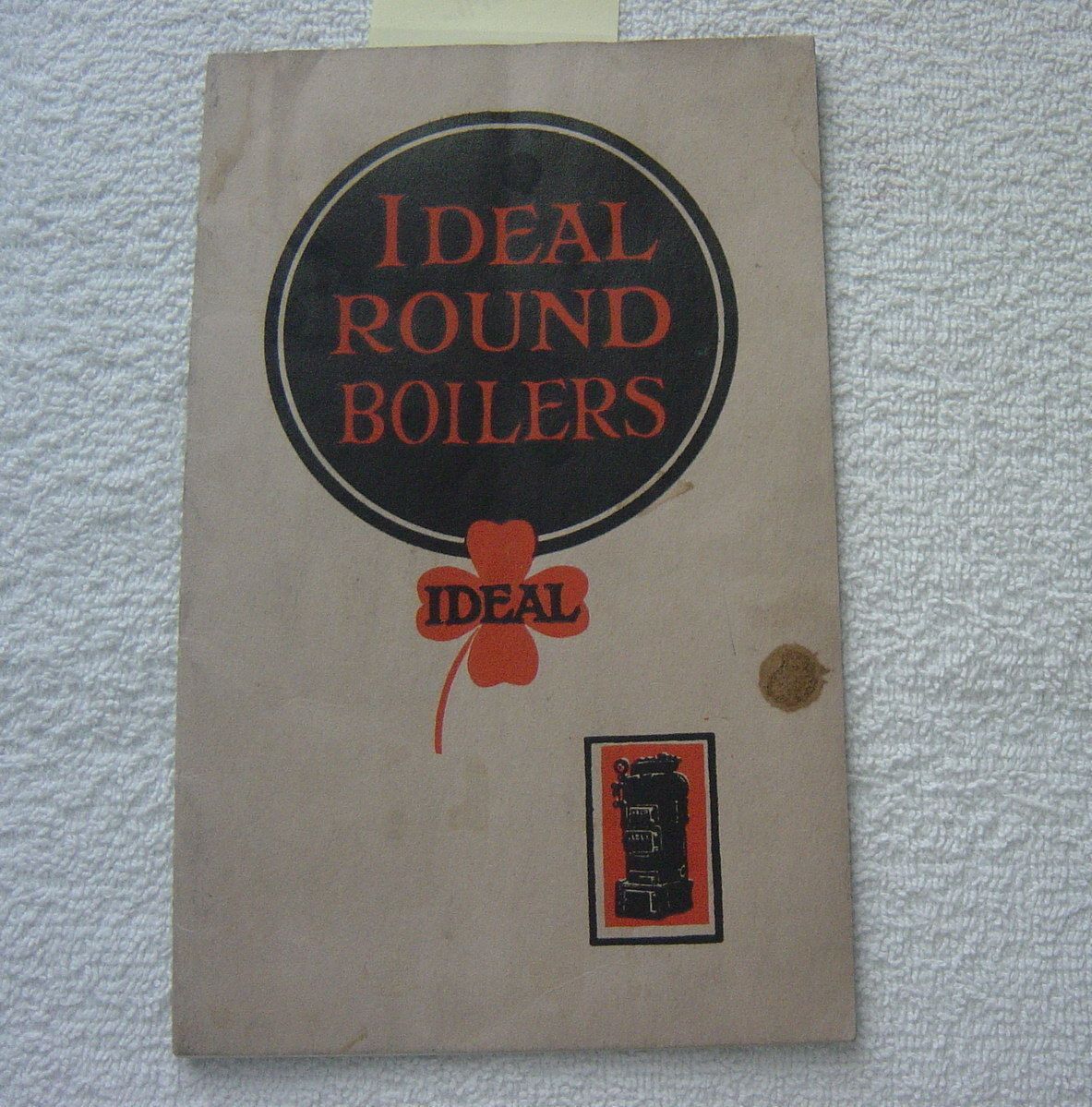 IDEAL ROUND BOILER HEATER FURNACE RADIATOR 1922 CATALOG ASBESTOS