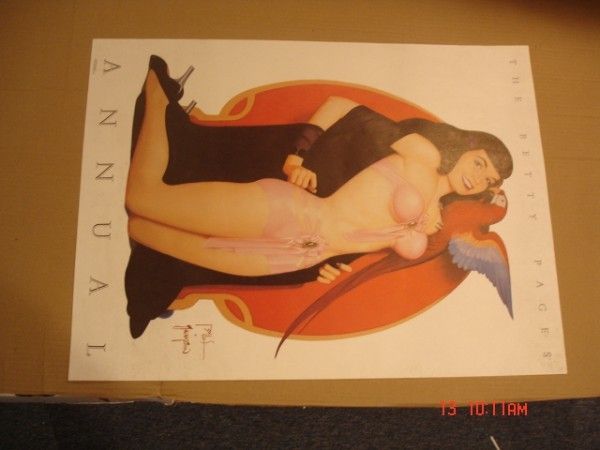 Betty Page Poster Betty Pages Annual Bolles Theakston