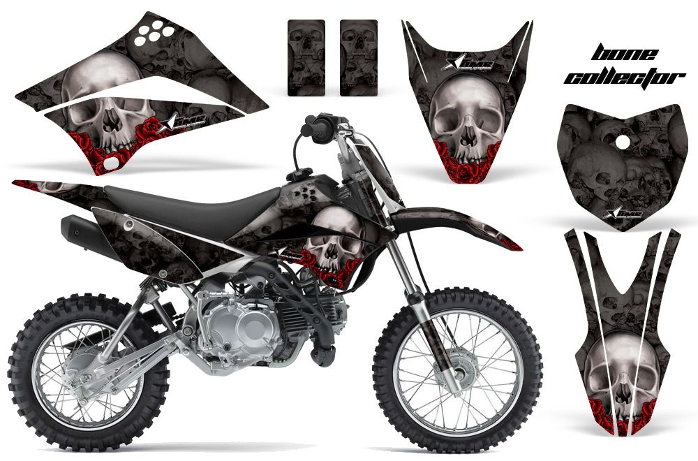 Kawasaki_KLX_110L_10 11_NP_Graphic_Kit_BONE_COLLECTOR BLACK