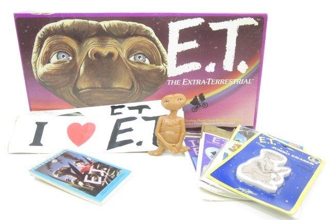 Vintage E T Board Game Stickers Eraser Mini Notebook