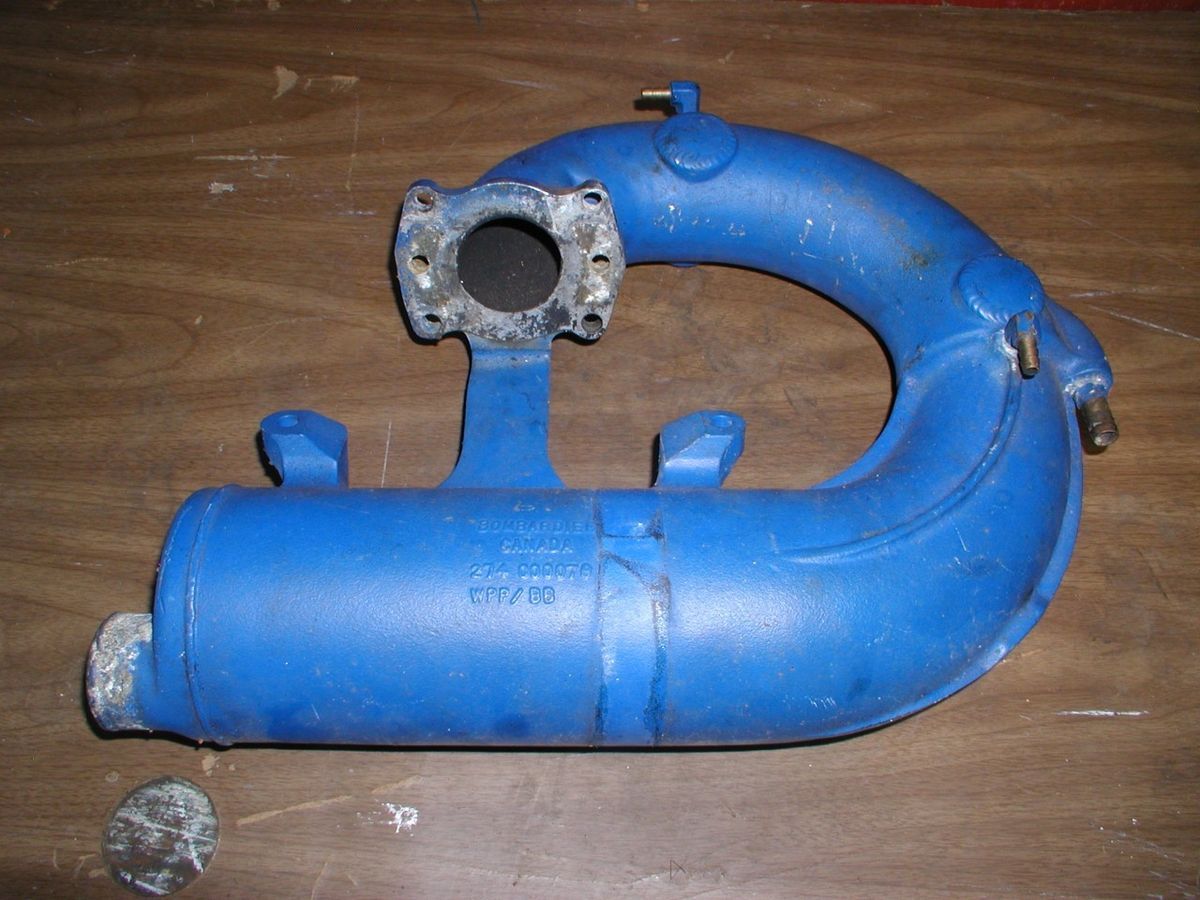   Exhaust Tube Head Pipe Chamber 1991 SeaDoo BRP Bombardier