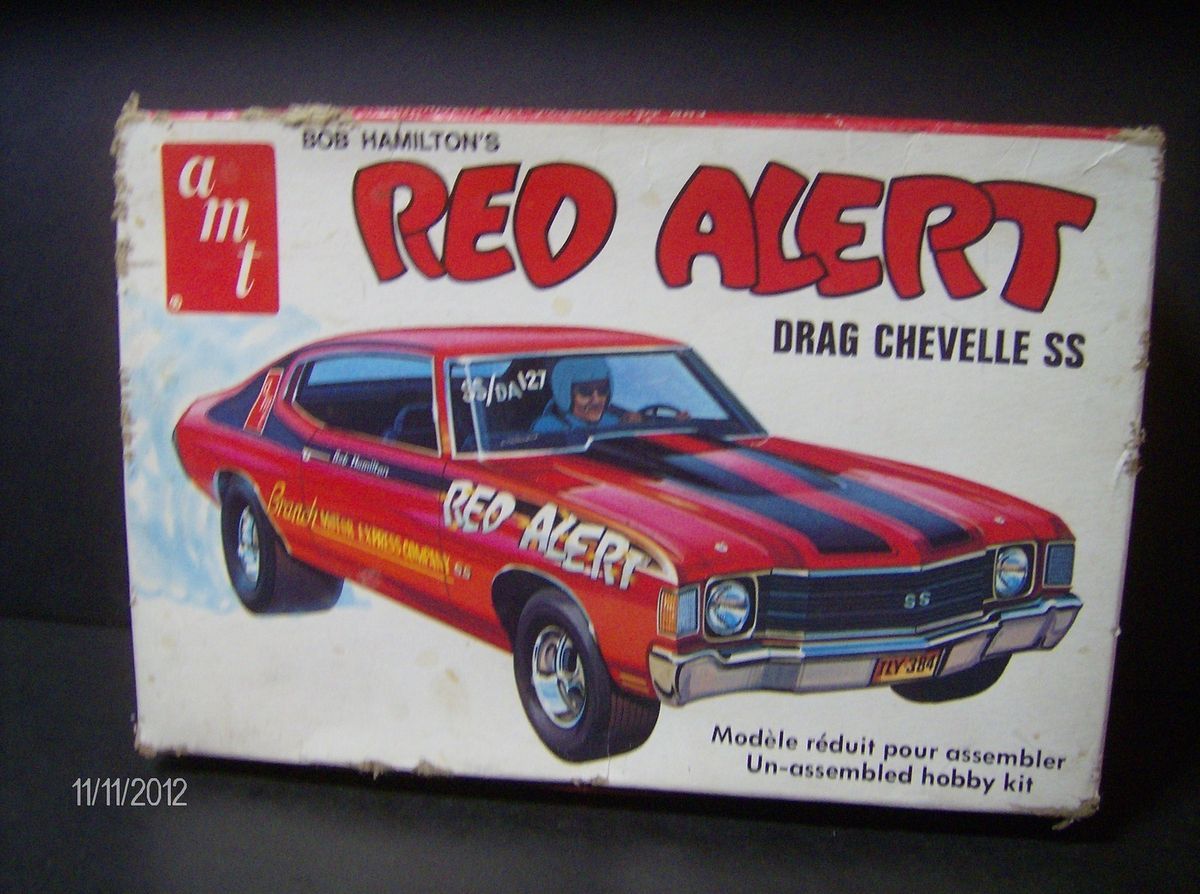 AMT RED ALERT Bob Hamiltons Chevelle SS PARTS CAR