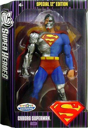 DC Superheroes Purple Box Cyborg Superman 12 Action Figure