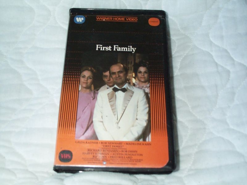 First Family VHS Bob Newhart Madeline Kahn Gilda Radner