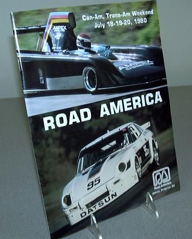   Road America Can Am Race Program Bobby Rahal scca Elkhart Lake