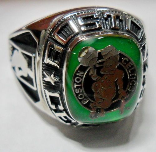 Balfour NBA Boston Celtics Ring Size 13 White Gold