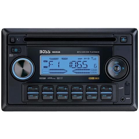 BOSS AUDIO 822UA Double DIN In Dash CD/ Receiver with USB & SD Card 