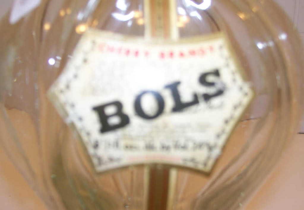 Bols Multi Part Compartment Liquer Liquor Bottle Vintage