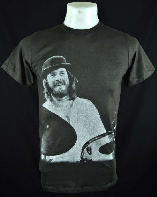 Dark John Bonham LED Zeppelin Retro Rock T Shirt Sz XL