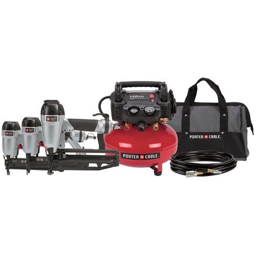   Recon Finish Nailer Brad Nailer Stapler Compressor Combo