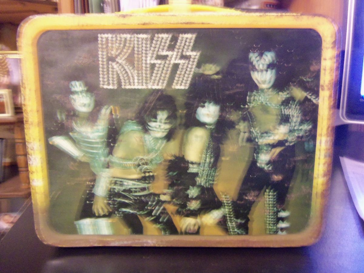 VINTAGE KISS Lunchbox 1977 KING SEELEY Metal Rare NO THERMOS