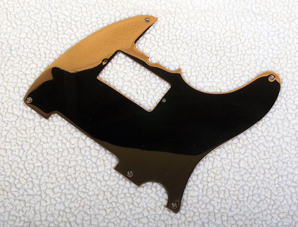 Vintage Schecter Polished Brass Telecaster Pickguard