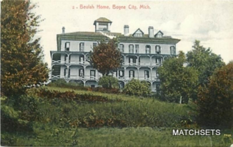 Boyne City Michigan Beullah Home 2 A80189 Postcard