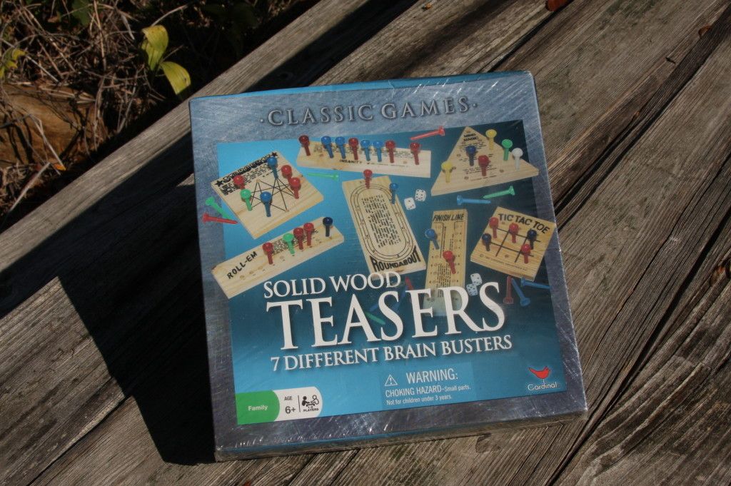 Solid Wood Teaser Game 7 Different Brain Busters In One Box New