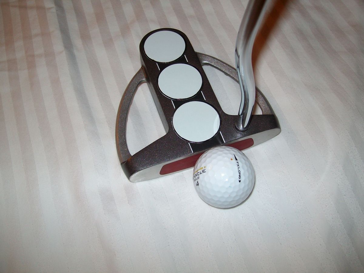 BALL THREE BALL RIGHTHAND LARGE HEAD BELLY PUTTER CUSTOM LENGTH 